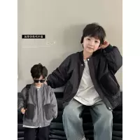 童酷儿童冬款湖州织里童装韩版宝宝棉服仿兔毛加厚男童外套潮