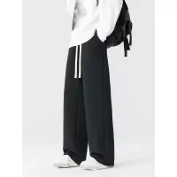 裤子男款秋冬新款男士大码裤子男装加大休闲卫裤胖子宽松加绒男裤