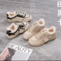 秋季小白鞋新款韩版ins女学生厚底增高皮面透气休闲鞋