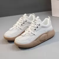 秋季小白鞋新款韩版ins女学生增高厚底运动板鞋休闲鞋女