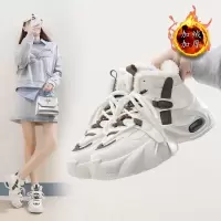 雪地靴女新款冬季百搭加绒加厚保暖马丁靴短筒棉鞋