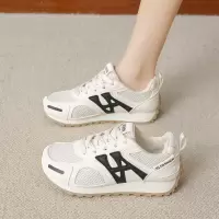 ins韩版新款老爹鞋女秋季学生跑步运动休闲皮面透气街