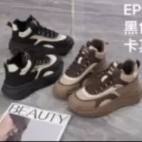 ins韩版厚底老爹鞋秋季新款街拍学生跑步运动鞋增高鞋