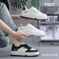 秋季新款透气ins韩版皮面鞋女学生街拍跑步运动休闲鞋