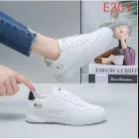 秋季新款透气ins韩版皮面鞋女学生街拍跑步运动休闲鞋