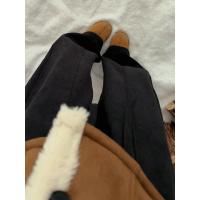 加绒裤子女冬加厚新款今年流行小个子灯芯绒阔腿冬裤