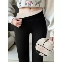 羊绒蚕丝鲨鱼裤女士秋冬季加绒加厚棉裤小个子紧身提臀瑜伽打底裤