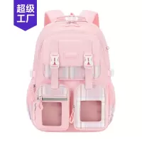 新款格子流行大容量1-3-6年级双肩包韩版中学生小学生书包轻便背