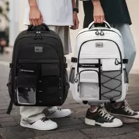 初中生书包休闲大容量轻便双肩背包6-9年级网红小学儿童书包