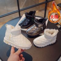 儿童雪地靴年冬季经典款皮面大棉雪地棉男女童棉靴潮