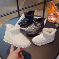 儿童雪地靴年冬季经典款皮面大棉雪地棉男女童棉靴潮