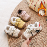 新款儿童运动休闲鞋冬季加绒男女童棉鞋加棉德训鞋二棉学步鞋