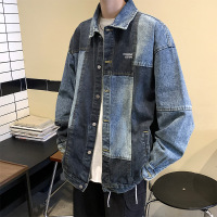 男装牛仔夹克外套男春秋季新款港风潮流情侣休闲翻领痞帅潮流夹克