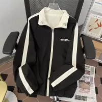 春秋季新款双面穿夹克外套男立领长袖休闲百搭情侣字母男装棒球服