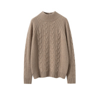 七针加厚山羊绒衫女半高领内搭羊绒针织打底毛衣秋冬新款保暖上衣