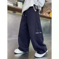 男童冬装裤子新款中大童秋冬款男孩加绒运动卫裤加厚休闲裤潮