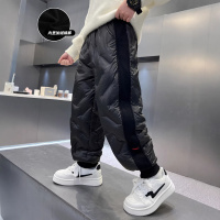 男童加绒裤子新款棉裤秋冬大儿童一体绒加厚保暖冬季一条过冬