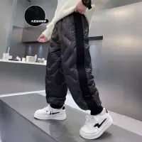 男童加绒裤子新款棉裤秋冬大儿童一体绒加厚保暖冬季一条过冬