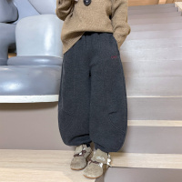 男童裤子冬季秋冬新款大童装潮儿童加绒一体绒运动裤冬装卫裤