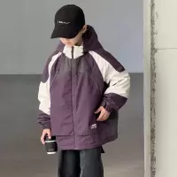 男童加厚冲锋衣三合一秋冬款新款儿童装冬季工装外套大童冬装