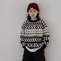 男童毛衣秋冬款新款大男孩冬装上衣儿童装冬季打底线衣针织衫