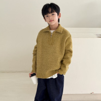 男童毛衣秋冬款炸街儿童冬季加厚针织衫新款中大童冬装潮童装