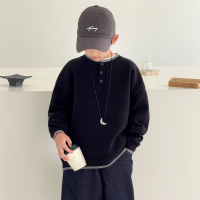 男童毛衣秋冬款炸街新款中大童冬装潮童装儿童冬季加厚针织衫