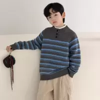 男童秋冬款毛衣儿童冬季加厚线衣新款大童装冬装针织衫潮男孩