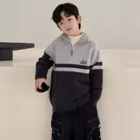 男童秋冬款毛衣高领儿童冬季针织衫新款大童装冬装加厚线衣潮