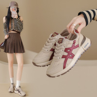 2026春夏新款百搭阿甘鞋女网面透气学生板鞋休闲鞋增高ins