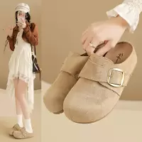 2026春季新款勃肯鞋ins韩版休闲百搭女学生懒人一脚蹬休闲鞋