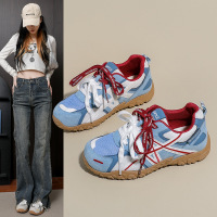 2026春季新款韩版透气阿甘鞋女ins学生休闲鞋女德训跑步女鞋