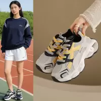 ins韩版新款老爹鞋女2026春季跑步鞋休闲鞋厚底增高