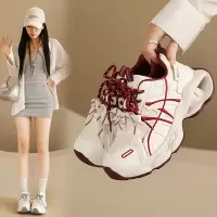 ins韩版新款老爹鞋女2026春季跑步鞋休闲鞋厚底增高