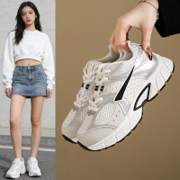 韩版新款老爹鞋女2026春季跑步鞋休闲鞋厚底增高