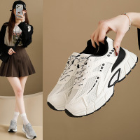 韩版新款老爹鞋女2026春季跑步鞋休闲鞋厚底增高