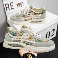 2026新款时尚休闲男鞋春季运动防滑耐磨青年舒适轻便百搭潮流板鞋