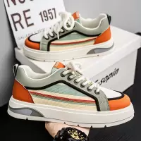 2026新款时尚休闲男鞋春季运动防滑耐磨青年舒适轻便百搭潮流板鞋