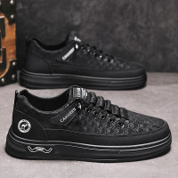 2026新款春夏季透气男款运动平底百搭时尚潮流简约男士休闲板鞋