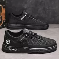 2026新款春夏季透气男款运动平底百搭时尚潮流简约男士休闲板鞋