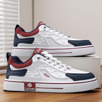 2026新款春季休闲运动板鞋男士百搭时尚港风潮鞋青年厚底增高男鞋