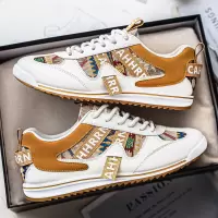 2026新款春季时尚休闲鞋运动风透气舒适皮革休闲鞋防滑男士阿甘鞋