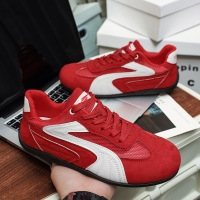 2026春夏季情侣款男女可穿系带网鞋时尚日常百搭低帮平底休闲鞋男