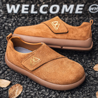 2026春季新款勃肯鞋舒适大码复古男士简约百搭轻便套脚休闲鞋
