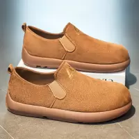2026春季新款勃肯鞋舒适大码复古男士简约百搭轻便套脚休闲鞋