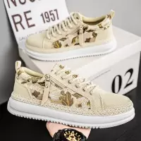 2026春季新款男士休闲帆布鞋青少年经典配色休闲百搭男鞋复古清新