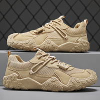 新款秋冬季男鞋高帮休闲运动鞋时尚百搭舒适防滑男士劳保潮鞋