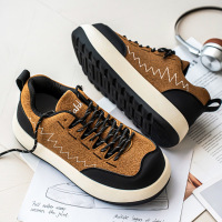 男鞋2026春季新款休闲鞋低帮厚底时尚潮百搭舒适小众板鞋增高舒适