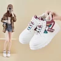 20266春季高帮小白鞋新款韩版ins女学生厚底增高运动板鞋休闲