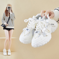 ins韩版新款老爹鞋女20266春季跑步休闲鞋厚底增高